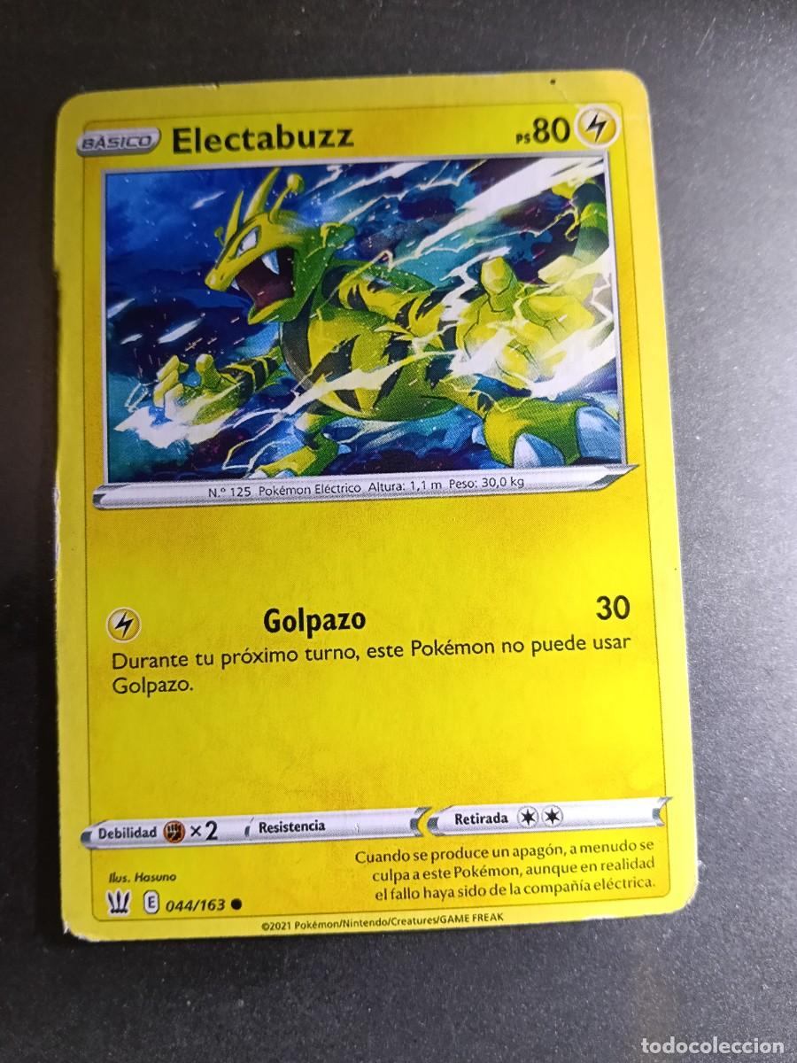 Trading cards: CROMO CARTA ELECTABUZZ 44/163 GOLPAZO N&deg;125 POK&Eacute;MON 2021