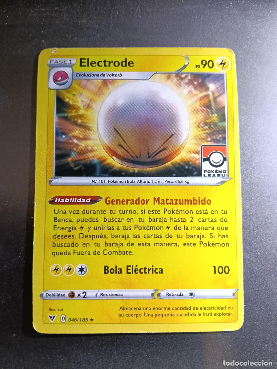Trading cards: CROMO CARTA ELECTRODE 46/185 GENERADOR MATAZUMBIDO BOLA ELECTRICA N&deg;101 POK&Eacute;MON 2021