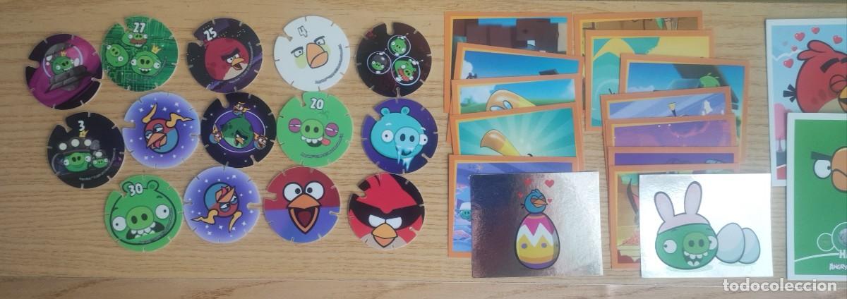 Trading cards: Lote de 13 Tazos de Angry Birds Space-matutano-chetoos - 2009/2014