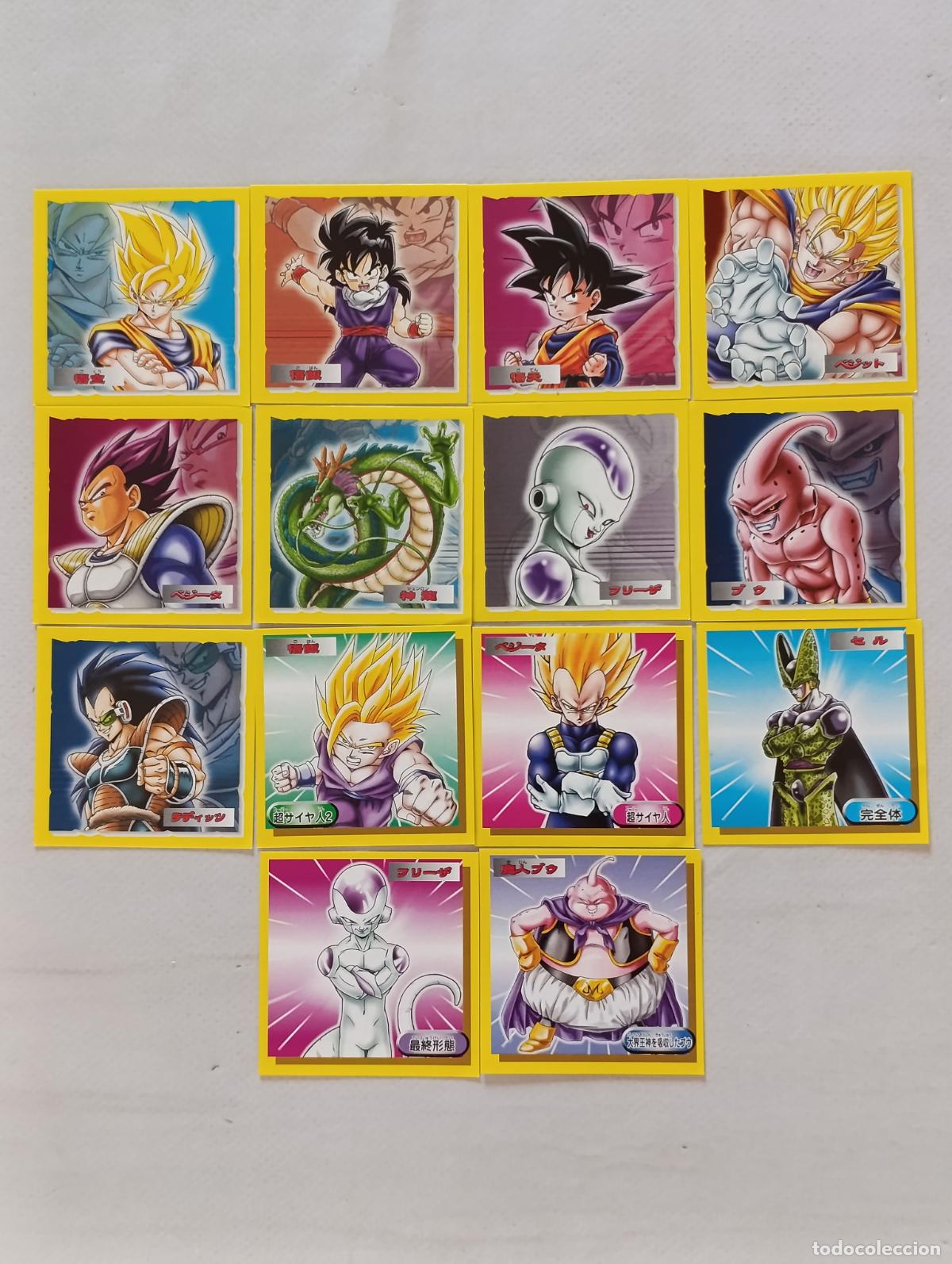 Trading cards: LOTE DRAGON BALL Z SEAL GUM - 14 STICKERS - TOP SEIKA 2006 JAPON (E7D)