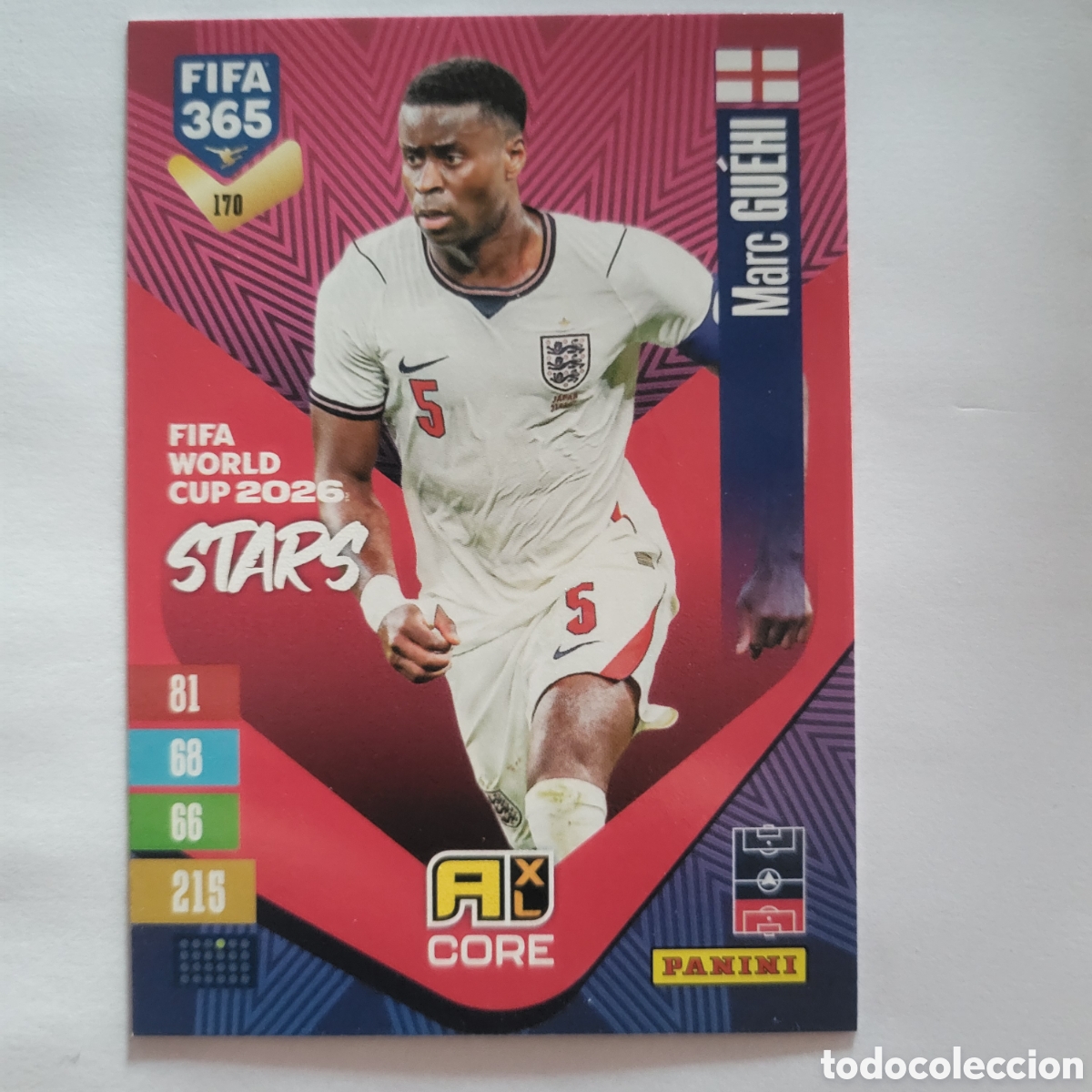 Trading cards: 170 Marc Guehi World Cup 2026 Stars / FIFA 365 2027