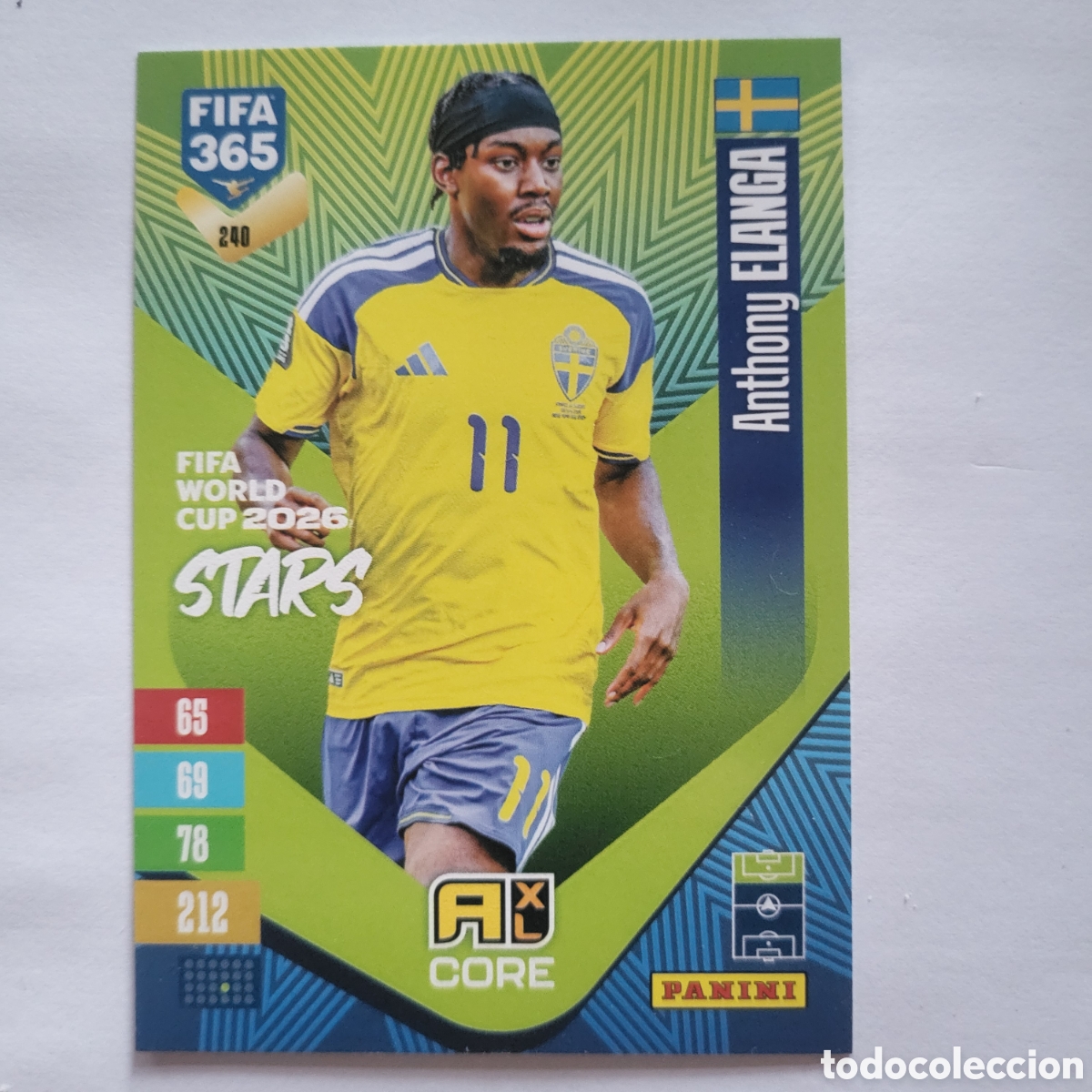 Trading cards: 240 Anthony Elanga World Cup 2026 Stars / FIFA 365 2027