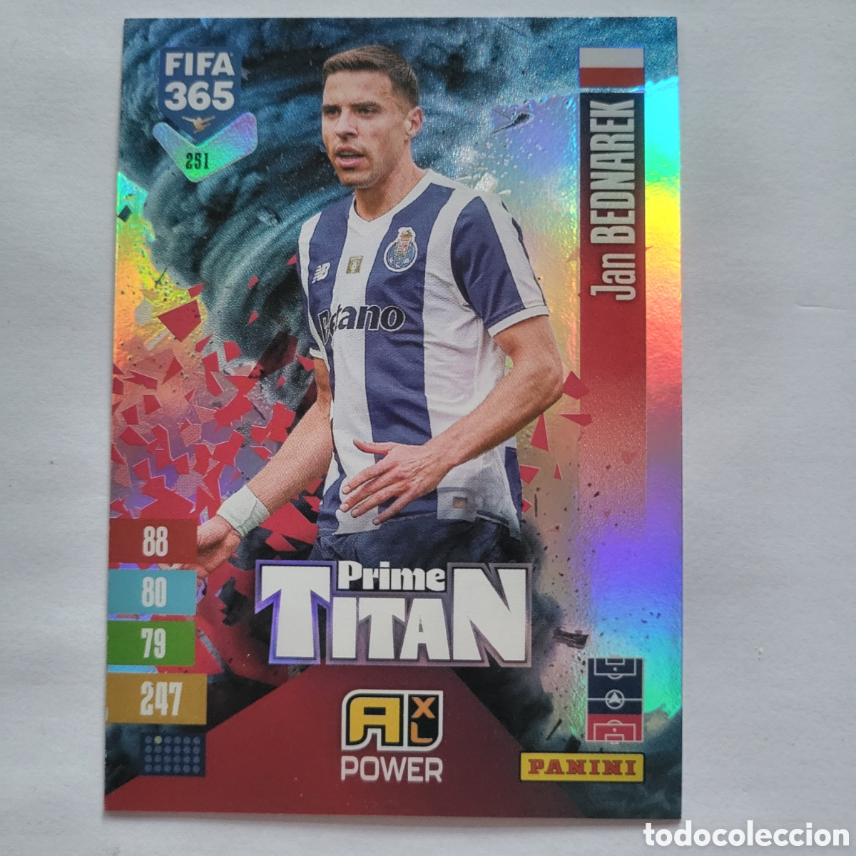 Trading cards: 251 Jan Bednarek Prime Titan [Power] / FIFA 365 2027
