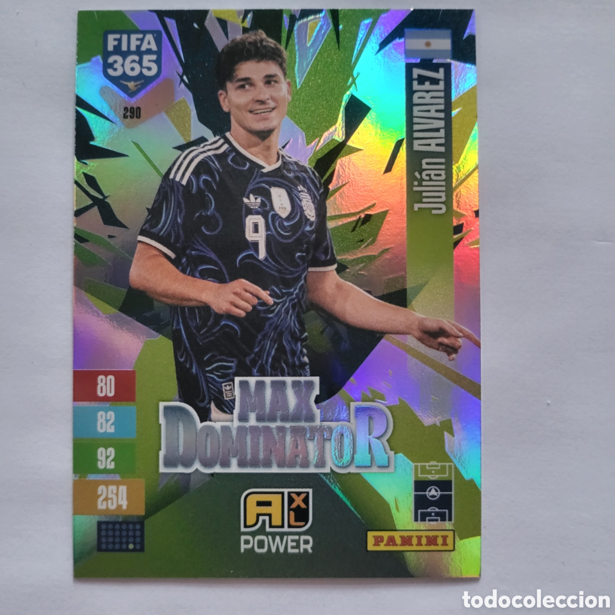 Trading cards: 290 Julian Alvarez Max Dominator [Power] / FIFA 365 2027