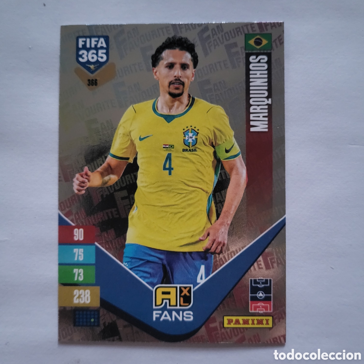 Trading cards: 366 Marquinhos Fans Favourites [Fans] / FIFA 365 2027