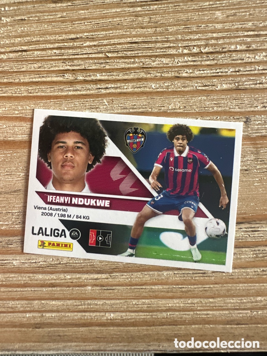 Trading cards: NDUKWE LEVANTE 10 BIS COLOCA LIGA ESTE 2026-27 26 27 PANINI