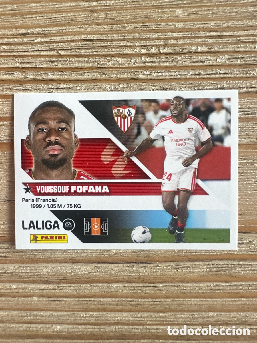 Trading cards: FOFANA SEVILLA 11 BIS COLOCA LIGA ESTE 2026-27 26 27 PANINI