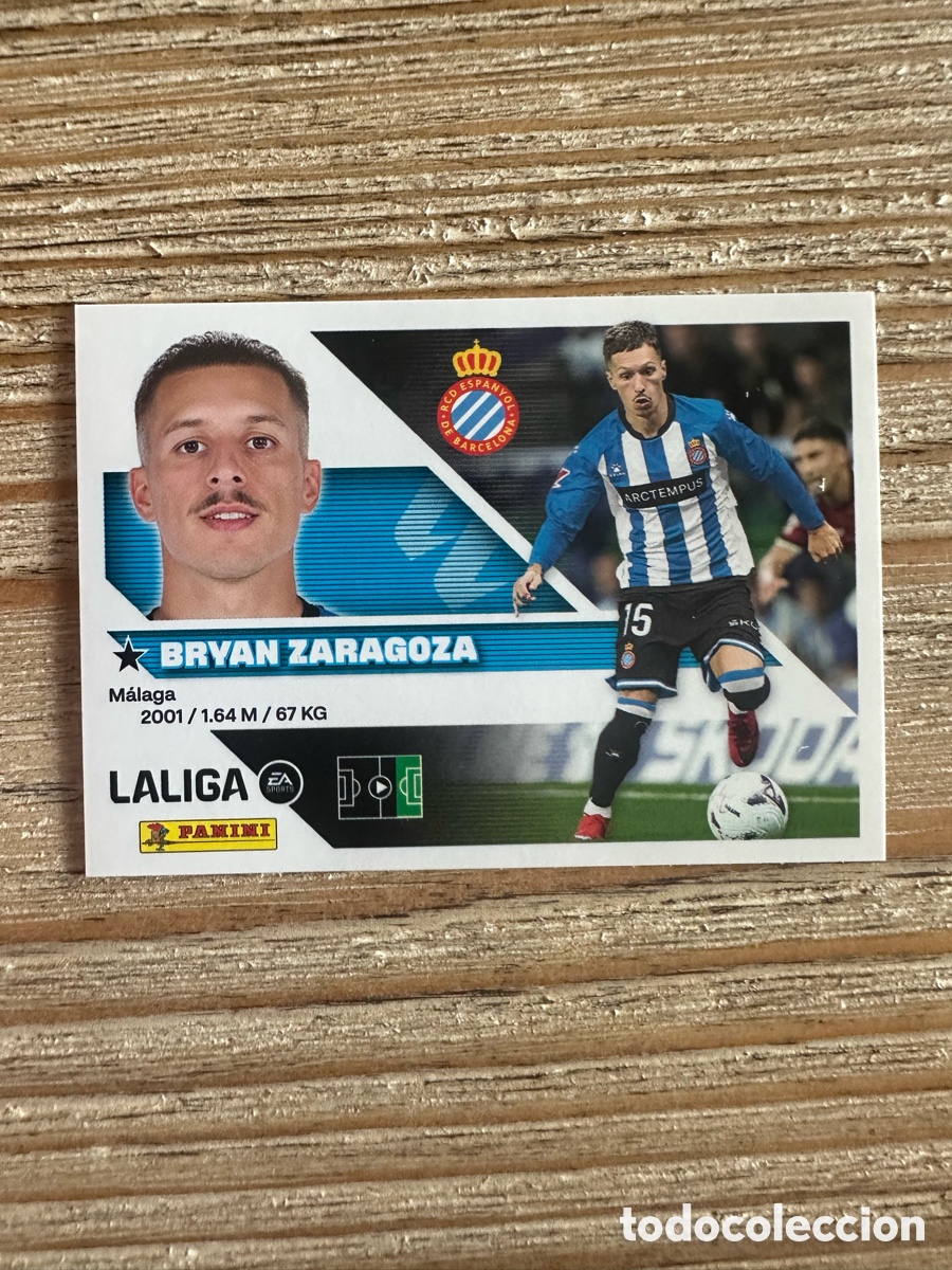 Trading cards: BRYAN ZARAGOZA RCD ESPANYOL FICHAJE 50 LIGA ESTE 2026-27 26 27 PANINI