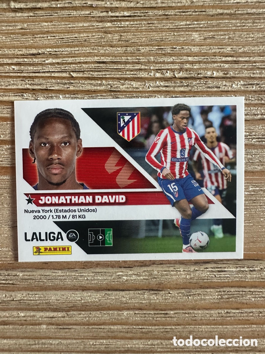 Trading cards: JONATHAN DAVID AT MADRID FICHAJE 66 LIGA ESTE 2026-27 26 27 PANINI