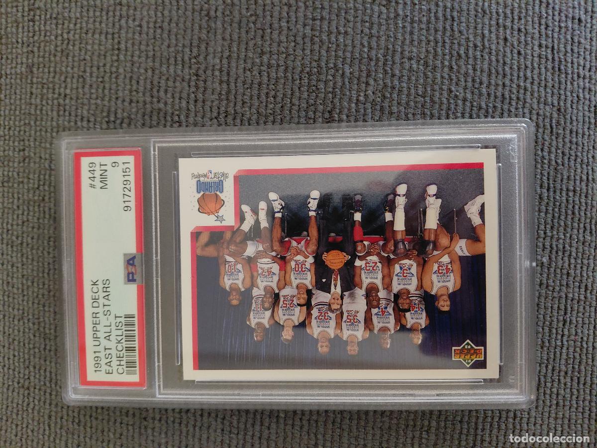 Trading cards: Carta 1991 East All Star. Michael Jordan