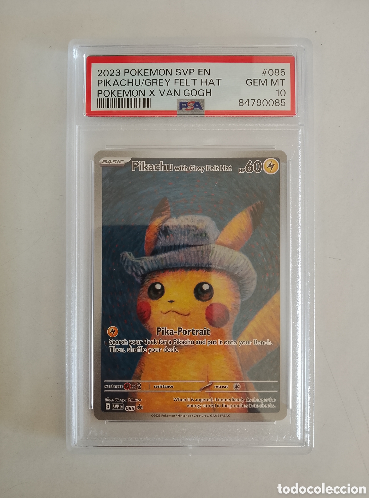Trading cards: POKEMON PIKACHU/GREY FELT HAT POKEMON X VAN GOGH 2023 GEM MT 10 PSA GRADED CARD