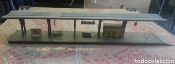 Trenes escala: Antiguo apeadero electrotren h0 - Foto 1