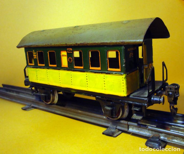 Trenes escala: Vag&oacute;n de pasajeros de M&auml;rklin. Escala 0 - Foto 4