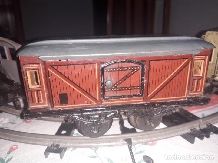 Trenes escala: Antiqu&iacute;simo tren Karl Bub a cuerda - Foto 5