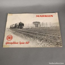 Trenes Escala: CATÁLOGO MÄRKLIN 1950 GLEISPLÄNE SPUR H0.