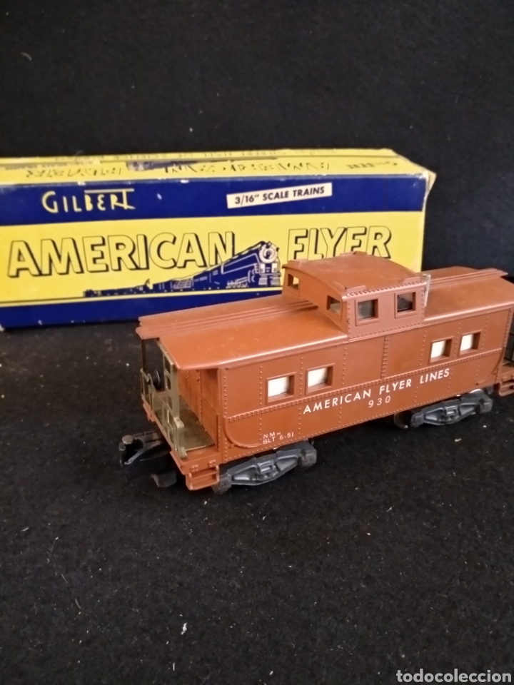 Trenes escala: Vag&oacute;n Americano Flyer, gilbert - Foto 1