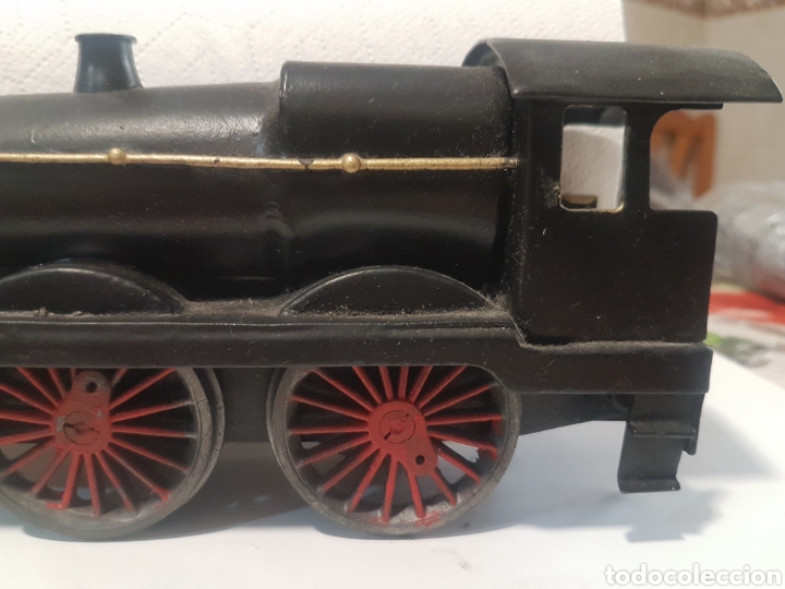 Trenes escala: Locomotora escala 0 de lat&oacute;n - Foto 2