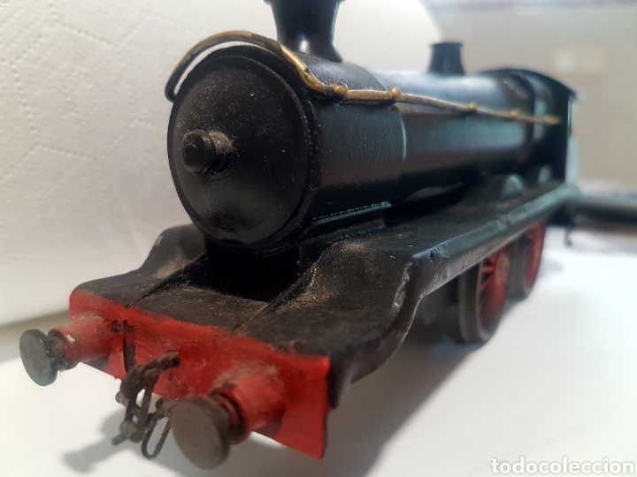 Trenes escala: Locomotora escala 0 de lat&oacute;n - Foto 6
