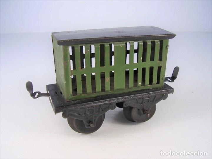 Trenes escala: Vag&oacute;n transporte de ganado - Foto 1