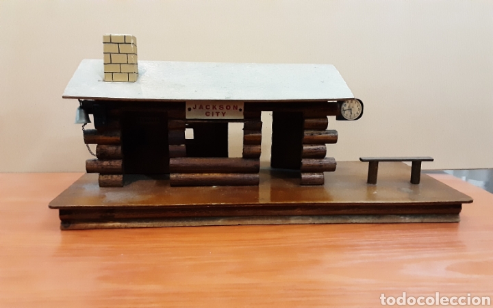 Trenes escala: Estaci&oacute;n madera Jackson City - Foto 1