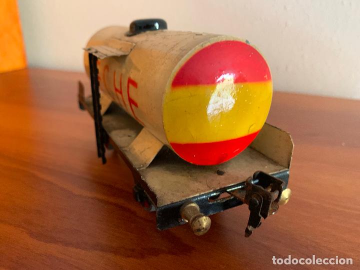 Trenes escala: ELECTROTREN ESCALA 0 VAGON CISTERNA LECHE - Foto 2