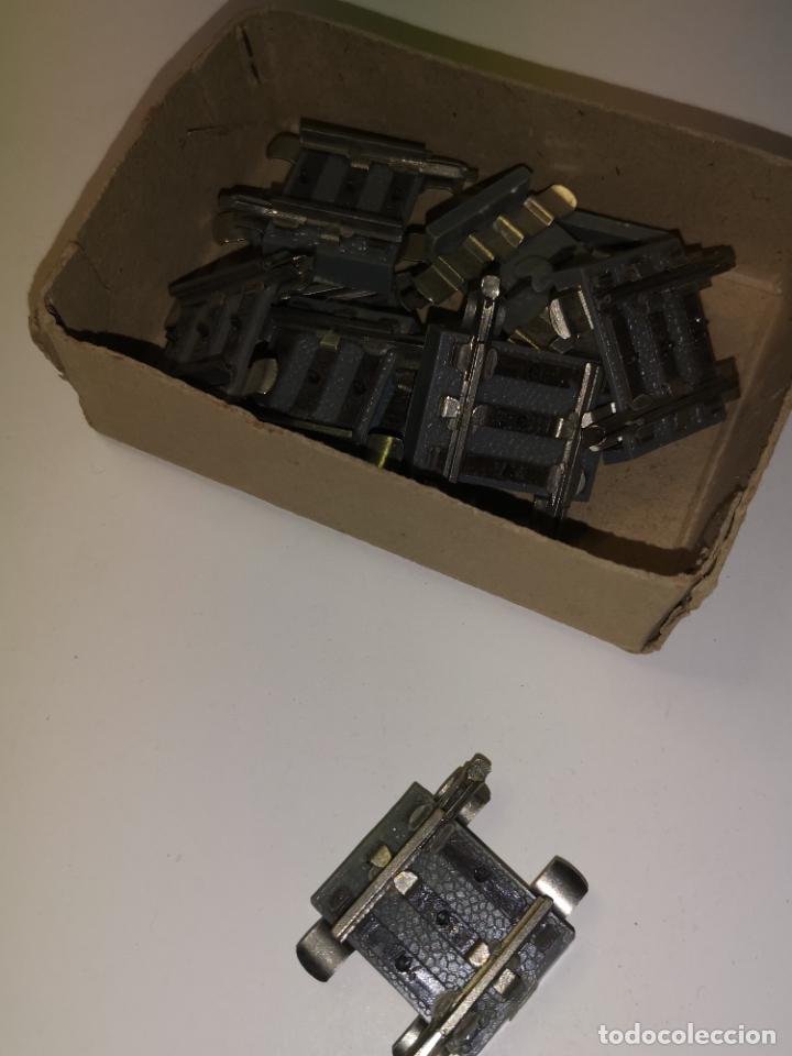 Trenes escala: CAJA CON TRAMOS DE V&Iacute;A RECTA PAYA - Foto 8