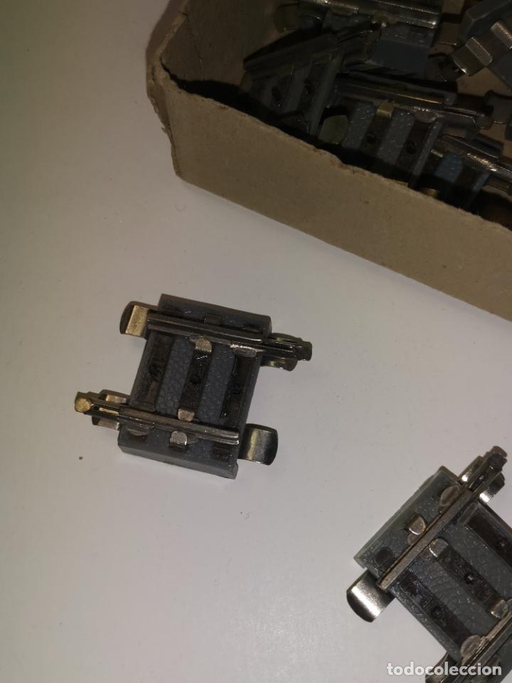 Trenes escala: CAJA CON TRAMOS DE V&Iacute;A RECTA PAYA - Foto 9