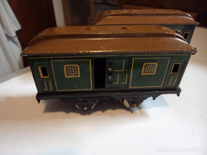 Trenes escala: 2 vagones escala 0 de la marca bing - Foto 2