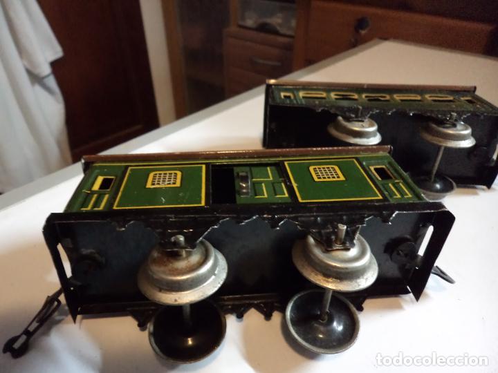 Trenes escala: 2 vagones escala 0 de la marca bing - Foto 1