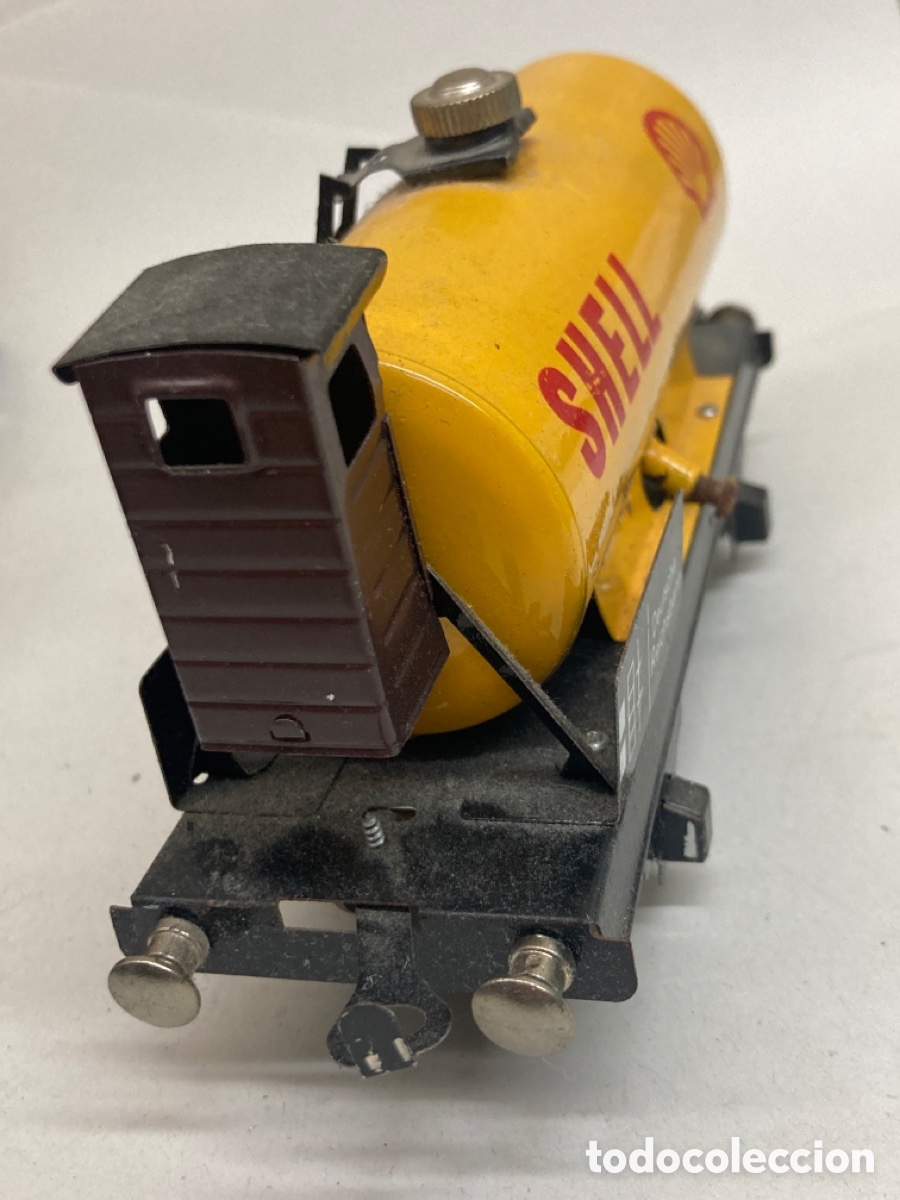 Trenes escala: Vag&oacute;n tren miniatura Shell - Foto 2