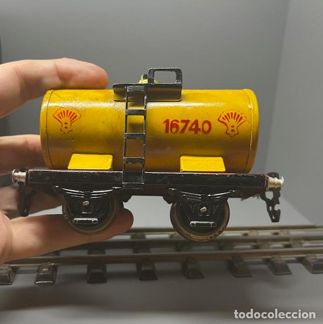 Trenes escala: ANTIGUO VAG&Oacute;N CISTERNA. M&Auml;RKLIN . ESCALA 0. - Foto 1