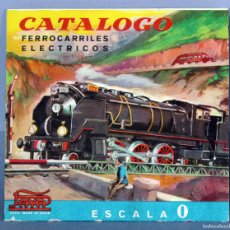 Trenes Escala: CATÁLOGO TREN PAYÁ 0 FERROCARRILES ELÉCTRICOS DESPLEGABLE 1960