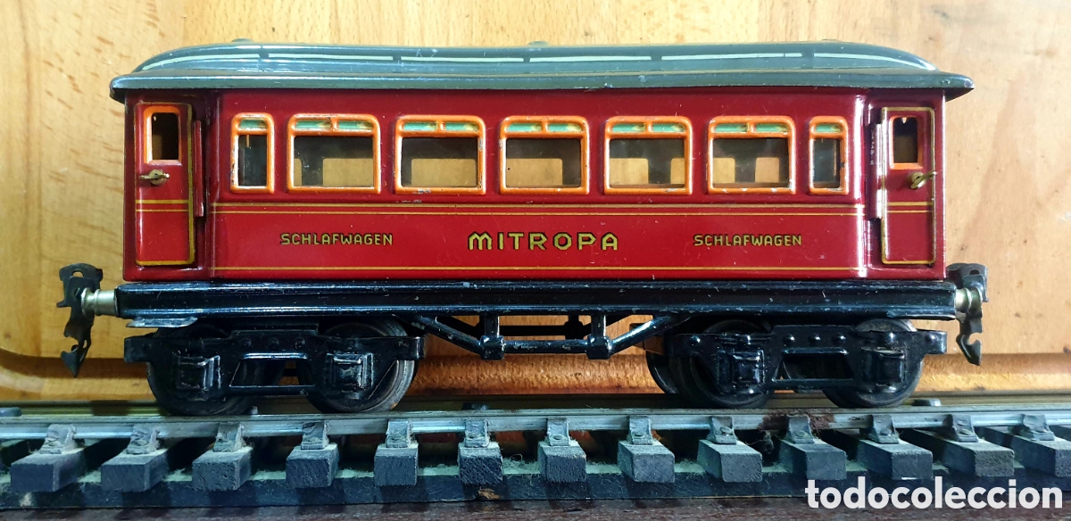 Trenes escala: MARKLIN. Coche cama Mitropa, modelo 1886, de bogies - Foto 1