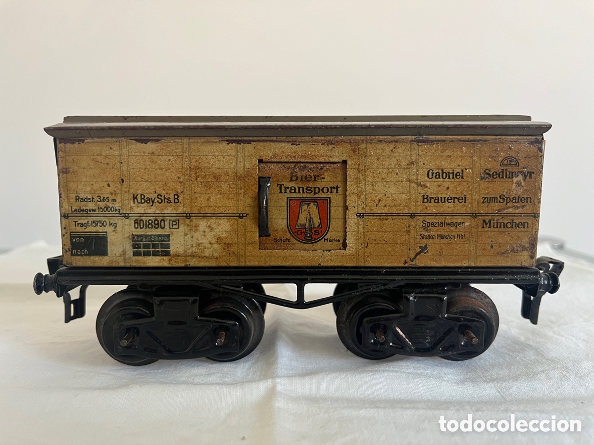 Trenes escala: Vag&oacute;n alem&aacute;n escala 0 - Foto 1