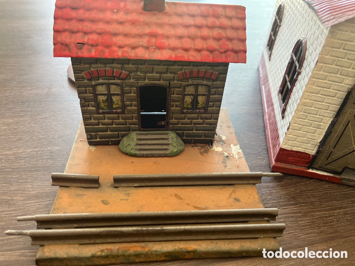 Trenes escala: Lote estaciones metal - Foto 8