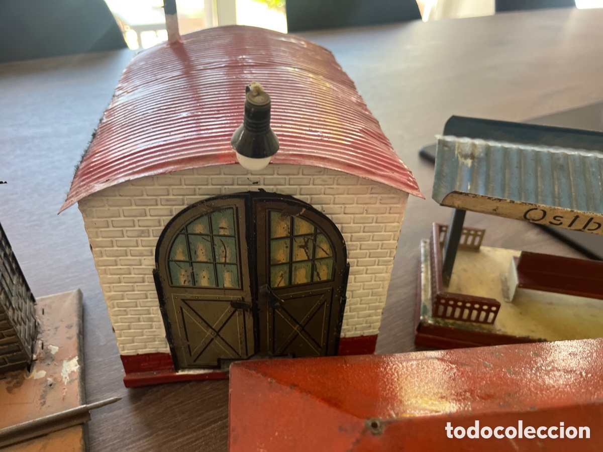 Trenes escala: Lote estaciones metal - Foto 10