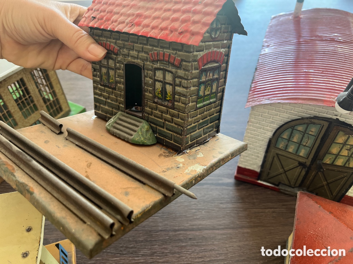 Trenes escala: Lote estaciones metal - Foto 15