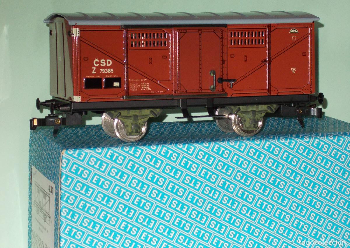 Trenes escala: ETS escala 0, ref. 431: Vag&oacute;n cerrado CSD - Foto 1