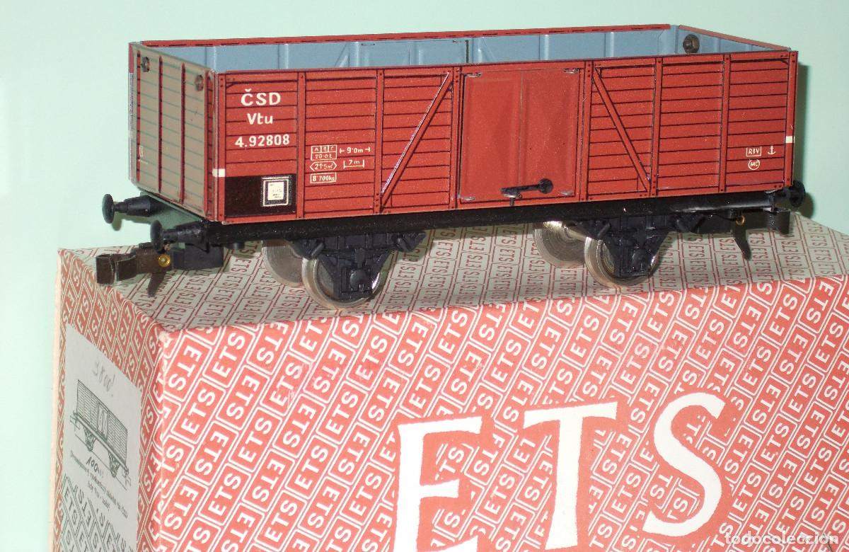 Trenes escala: ETS escala 0, ref. 100: Vag&oacute;n bordes altos CSD - Foto 1