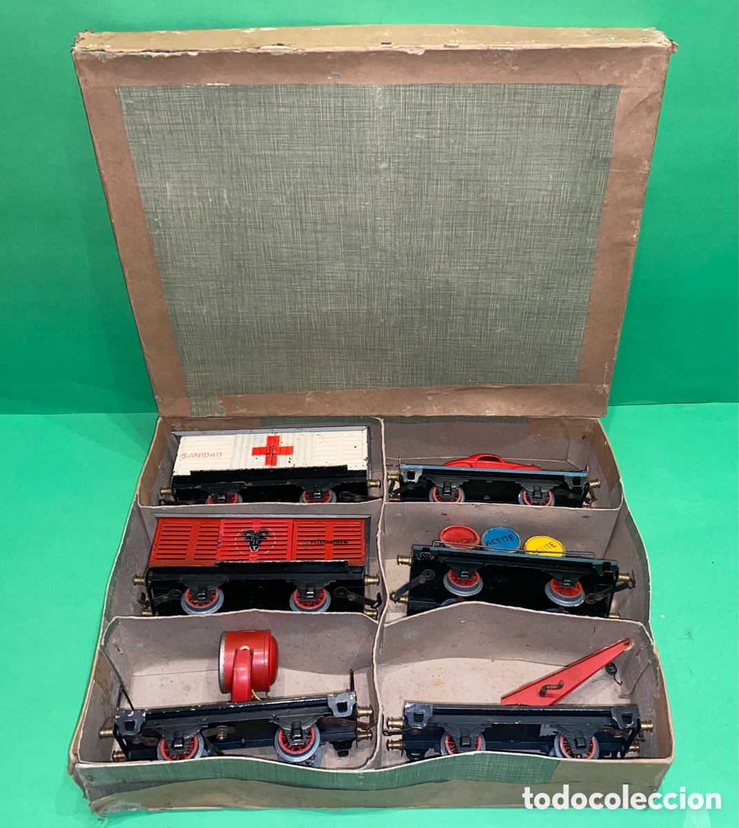 Trenes Escala: Caja vagones ELECTROTREN, escala 0, a&ntilde;os 40/50