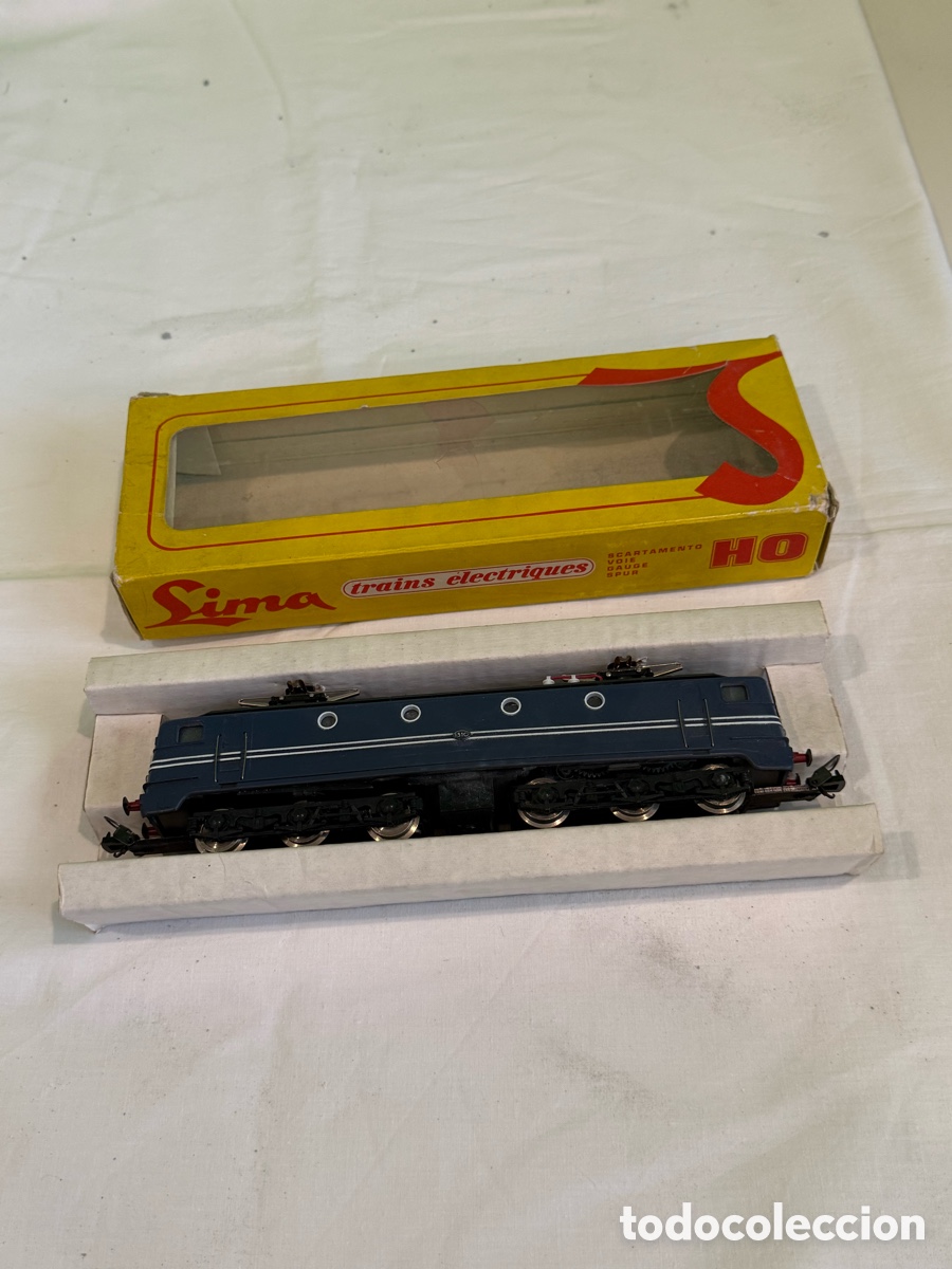 Trenes Escala: Locomotora Lima HO 8024 el&eacute;ctrica antigua con caja original tren maqueta