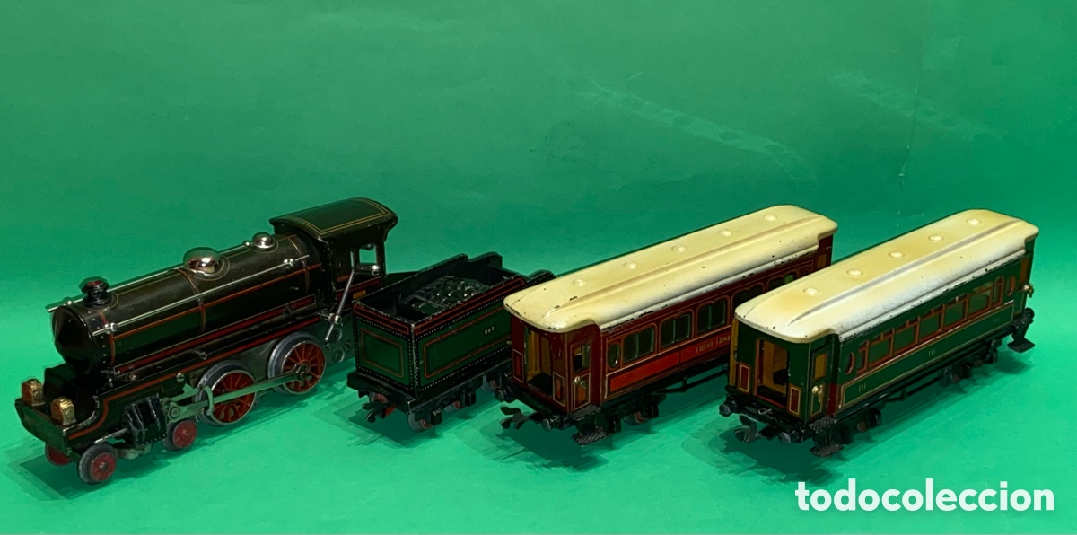 Modelleisenbahnen: LOCOMOTORA 980 DE PAYA (MASTODONTE PEQUE&Ntilde;A) , A&Ntilde;OS 40/50, ESCALA 0.