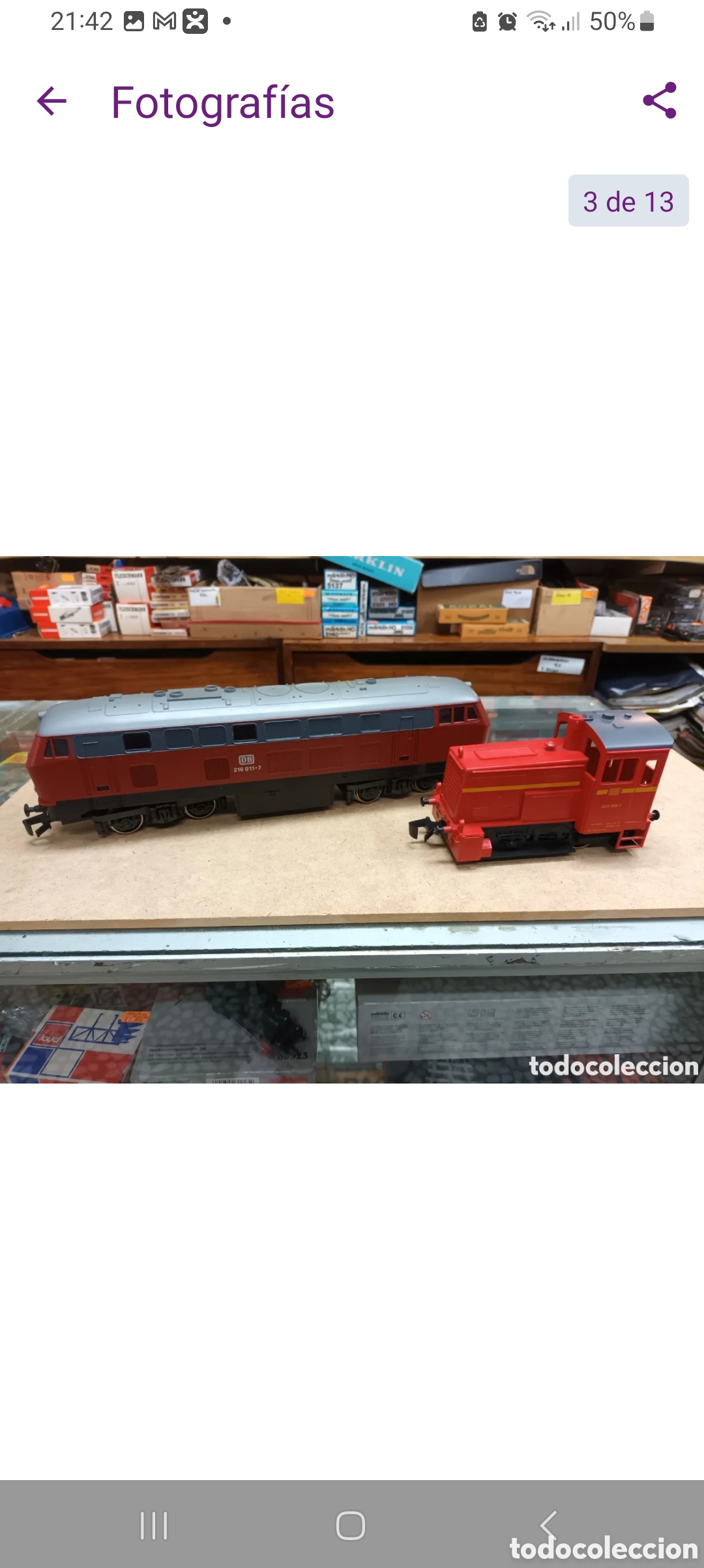 Trenes escala: 2 locomotoras escala 0 marca lima - Foto 2
