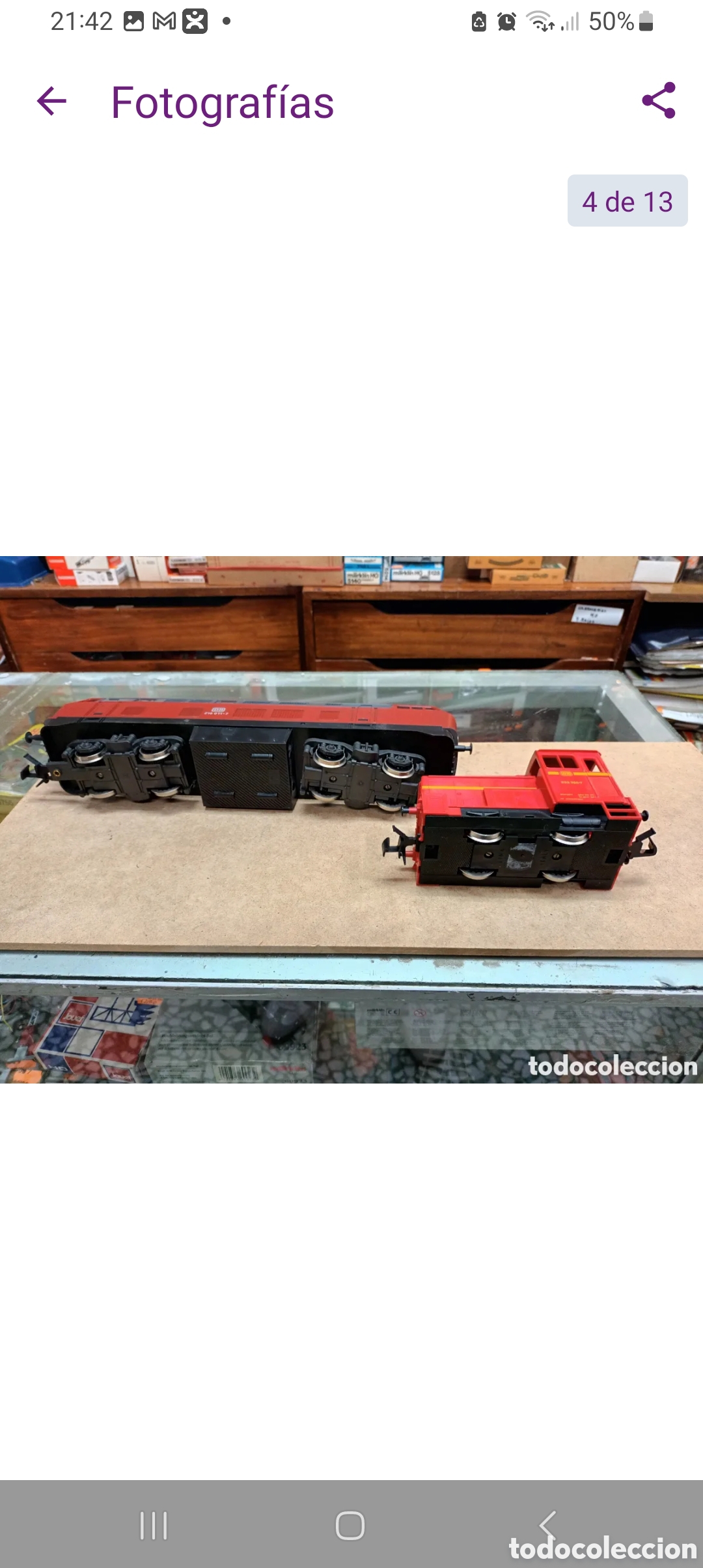 Trenes escala: 2 locomotoras escala 0 marca lima - Foto 3