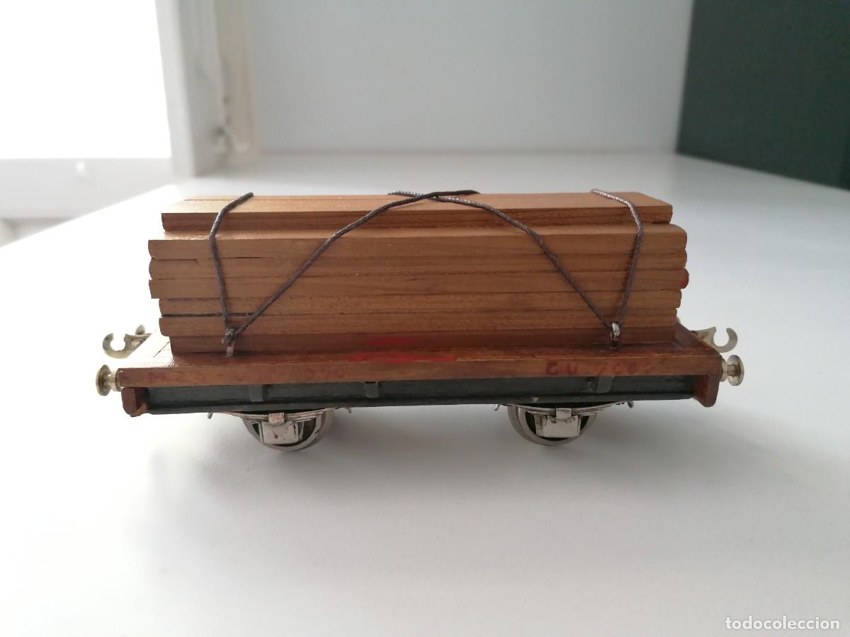 Scale Trains: Tren 0 Vag&oacute;n de Carga de Madera Tipo Pay&aacute; Buen Estado