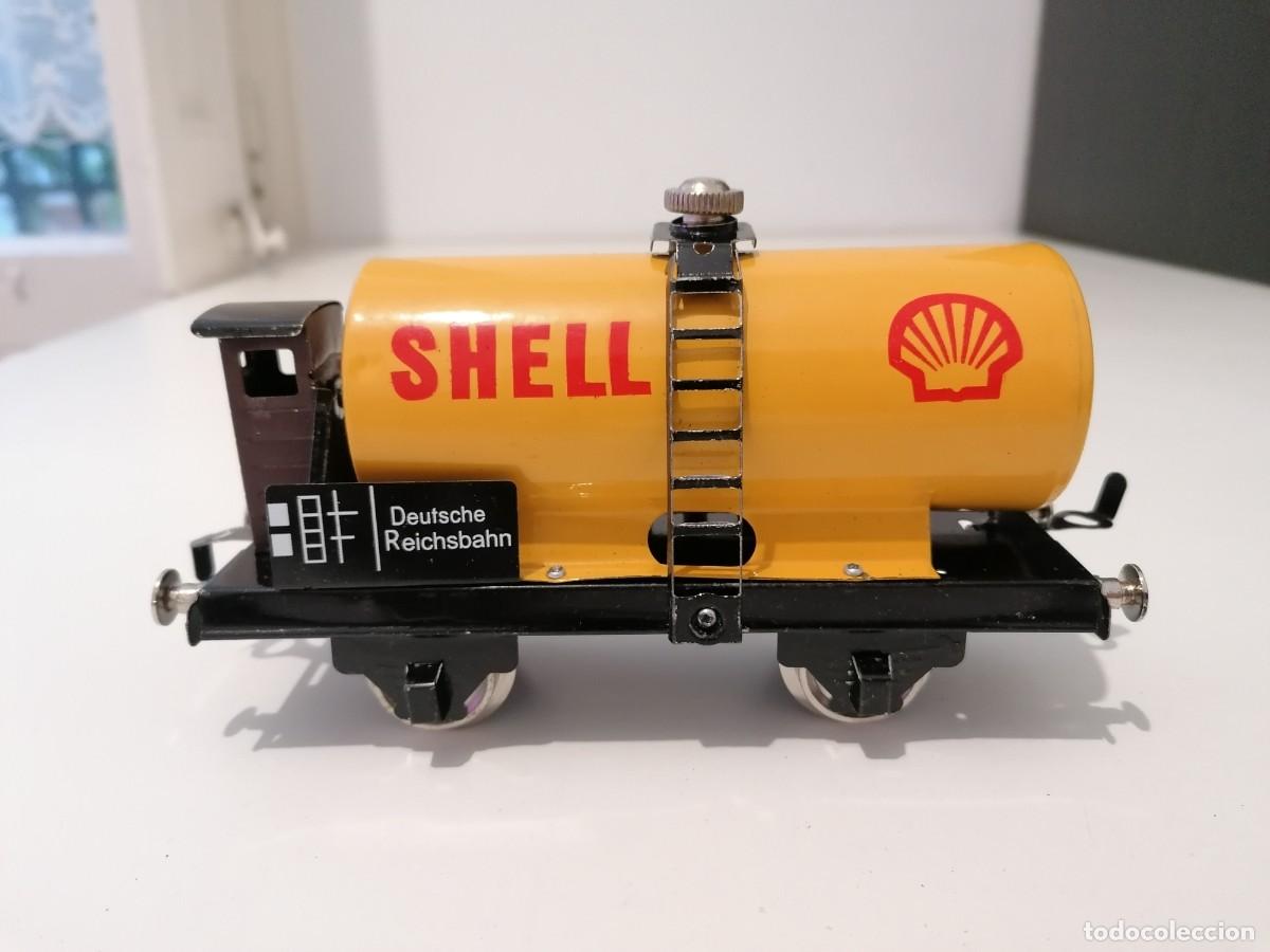Trenes Escala: Pay&aacute; 0 Vag&oacute;n Cisterna Shell DR Buen Estado