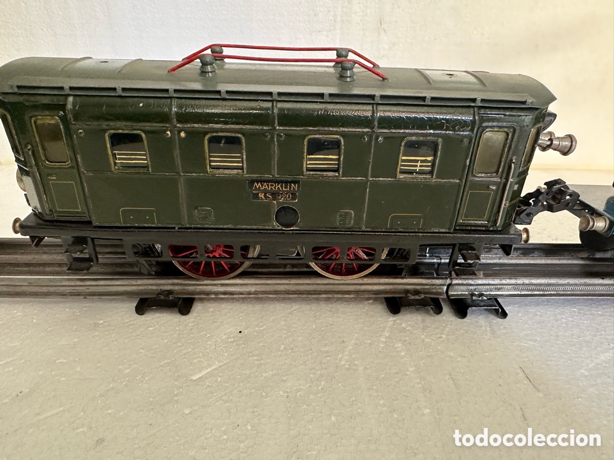 Trenes Escala: Marklin loc. Tipo el&eacute;ctrico mec&aacute;nica con gr&uacute;a escsla0
