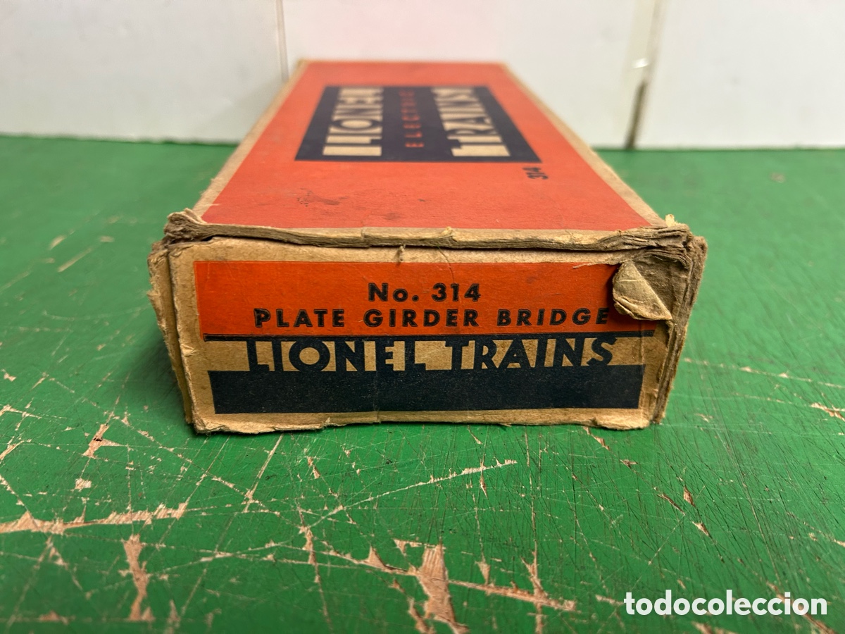 Trenes escala: LIONEL 214 PUETE VIGA DE METAL ALUMINIO CON CAJA ORIGINAL