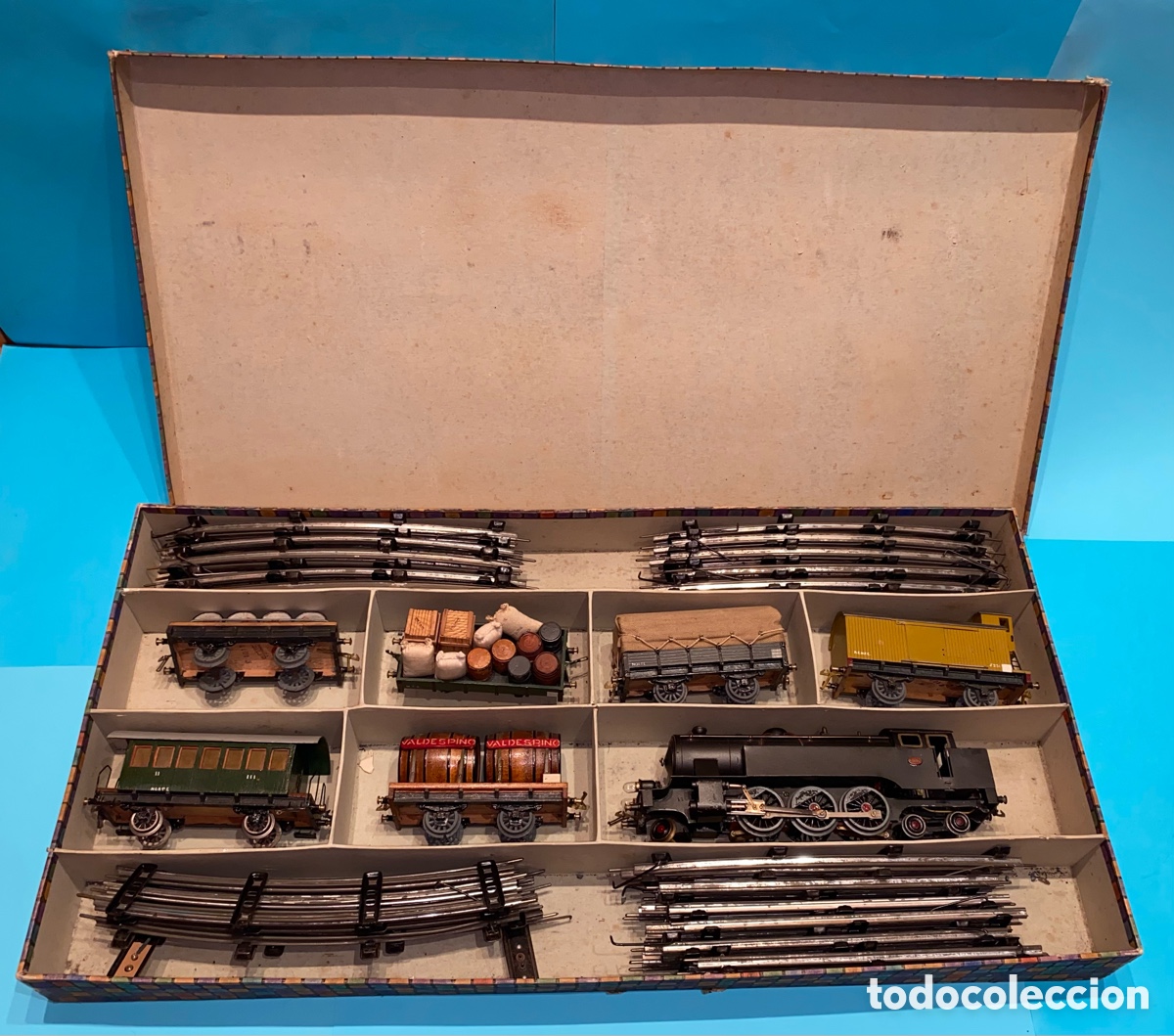 Trenes escala: Locomotora MANAMO, escala 0, a&ntilde;os 40/50.