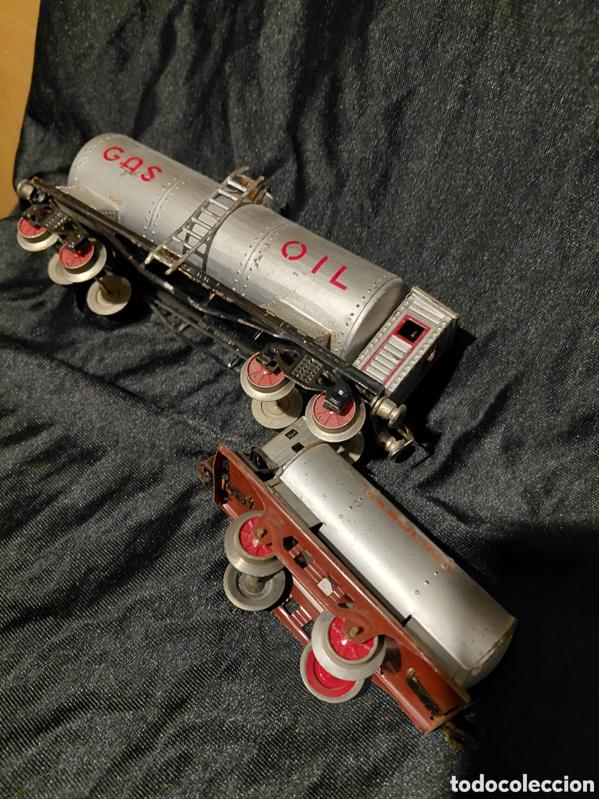 Trenes escala: Lote de vagones gasolina - Foto 2